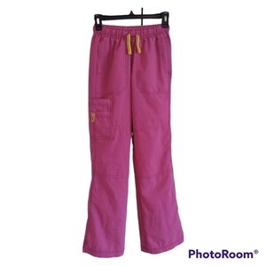Wonderwink scrub pants hot pink XS